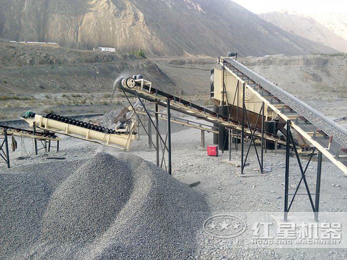 13石子加工现场